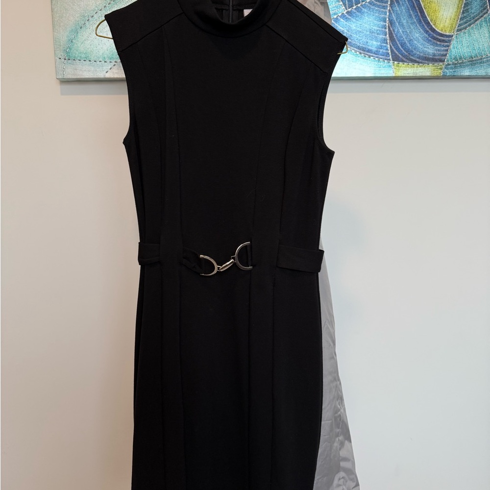 Suzy Shier Black Sleeveless Dress